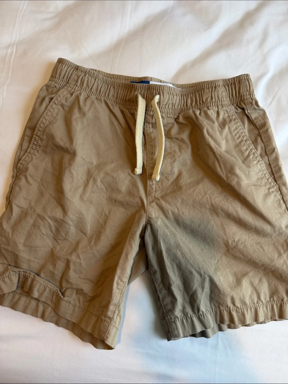Old Navy BOYS Dock Shorts & Chino Shorts Trio in Olive, Black, and Khaki